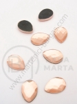Picatura de vitola 10x14mm color pearsici pentru lipici hot 1 pachet 20 buc 151396