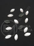 Farfurie de sticlă 5x10mm transparentă pentru buze fierbinți 1 pachet 20 buc 151415
