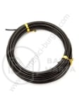 Sârmă de aluminiu 2,5 mm culoare neagră 1 pachet ~5 metri 141213