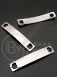 Element de conectare OȚEL 38.5x7x1mm hole 4x4mm 1 pachet 3 buc 305660