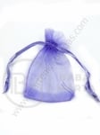 Saculet pentru bijuterii 5x7cm organza mov 1 pachet 10 buc 461501