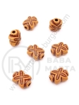 Mărgele 16x12x8.5mm imitație lemn 1 pachet 40g ~30 buc 312130
