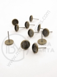Base tip cercei pentru incrustare 8mm 1 pachet 10 bucati 301816