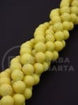 Șir de mărgele de sticlă 12mm galben ~70 buc 1 buc 8224