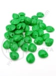 Pandantiv 10x8x3.5mm verde gaură 1mm 1 pachet 40g ~280 buc 312679