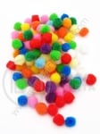 Pompom 10mm MIX 1 pachet 100 buc 461451