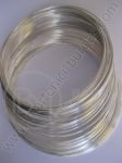 Brățară din sârmă 65x0.6mm albă 50 bucăți 301112