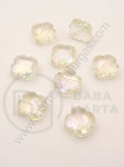 Cruce cristal 12x6mm Swarovski imitație galben open effect AV 1 pachet 5 buc 335409