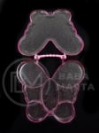 Cutie pentru mărgele fluture 14x13x2.2cm plastic 171185