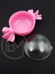 Cutie de bomboane cu mărgele 13x7x4.5cm plastic 171190