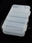 Cutie pentru mărgele 18x10.5x4.5cm cu capac cu deschidere pe două niveluri 171201
