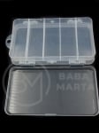 Cutie pentru mărgele 18x10.5x4.5cm cu capac cu deschidere pe două niveluri 171201