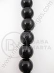 Şir de perle negre 10mm. ~80cm ~85 bucati 341050