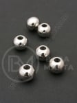 Lama otel 10x8mm argintie gaura 3mm 1 buc 309328