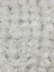 Trandafiri din spumă 20mm albi cu tul 12 pieces 181040