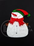 Snow pâslă 65x48mm 5 buc 182806