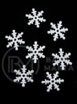 Fetru fulg de snow 17mm alb 50 bucati 182817