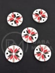 Cerc de brodat 20x2mm lemn 10 buc 182856