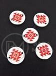 Cerc de brodat 20x2mm lemn 10 buc 182857