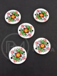 Cerc de brodat 20x2mm lemn 10 buc 182858