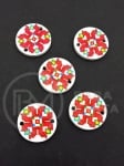 Cerc de brodat 20x2mm lemn 10 buc 182860