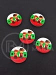 Steaguri rotunde fete și băieți 20x2mm lemn 10 buc 182876