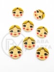 Cerc cu față de fată 16x2mm lemn 10 buc 182889