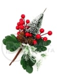 Creangă decorativă de pin de Crăciun 24cm 185012