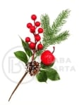 Creangă decorativă de pin de Crăciun 30cm 185019