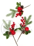 Creangă decorativă de pin de Crăciun 30cm 185019