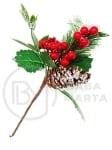 Creangă decorativă de pin de Crăciun 25cm 185022