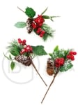 Creangă decorativă de pin de Crăciun 25cm 185022