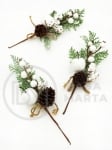 Creangă decorativă de pin de Crăciun 25cm 185023
