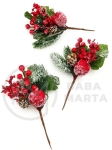 Creangă decorativă de pin de Crăciun 20cm 185024