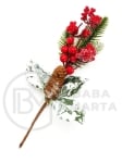 Creangă decorativă de pin de Crăciun 30cm 185029
