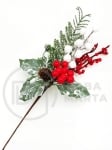 Creangă decorativă de pin de Crăciun 30cm 185033