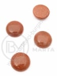 Cabochon Piatră Solară maro 16x6mm 1 buc 191187