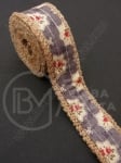 Bandă de pânză de sac cu bandă textilă width 25mm - length ~2 meters 1 rollă 462025