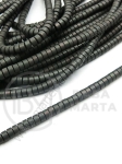 Hematit 4x2mm mat nemagnetic gaură 1mm ~184 buc ~41cm 1 buc 352976