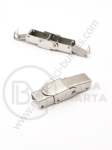 Închizătoare OȚEL (201) 25x7x6mm gaură curea ceas 5x3mm 1 buc 307321