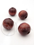 Bilă de lemn maro ~20mm gaură 5mm 1 paquet 40g ~14buc 321308