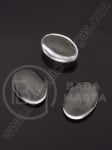 Caboșon oval din sticlă 14x10x3mm transparent 1 pachet 10 buc 191002
