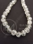 Bilă de vitola 6mm transparentă craquelată 80cm ~140 buc 1 buc 343172