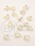 Cristal fluture 8x7x4.5mm imitație Swarovski galben efect deschis AV 1 pachet 10 buc 335423