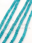 Jadeit 3.5x2.5mm fațetat albastru ~38cm ~160 buc 1 buc 351478