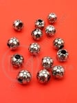 Minge de fotbal metalică 9x8mm gaură 4mm 40g ~116buc 318197