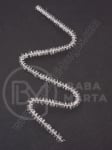 Tijă de sârmă 6mm, lamelă transparentă-albă, lungime 30cm, 1 pachet, 10 buc. 181683