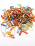 Amestec de sticlă transparent 6x2mm 50g 331017