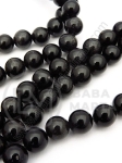 Bilă naturală de obsidian 8mm 40cm ~49 bucăți 1 buc 352540