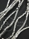 Cub de hematit 2x2mm gaură fațetată 0.6mm ~200 buc ~40cm 1 buc 353205